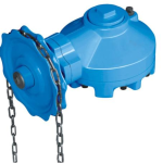 Bevel Gear Muti-Turn Gearbox with Chain Wheel